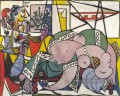 L atelier Deux personnages 1934 cubisme Pablo Picasso